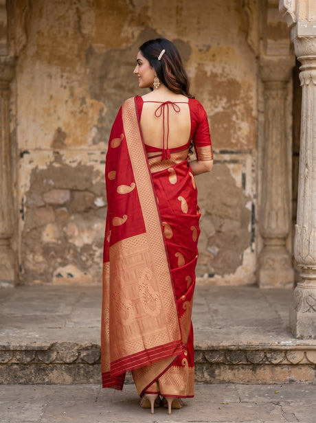 MIMOSA Saree Saree — pose 2 styling detail