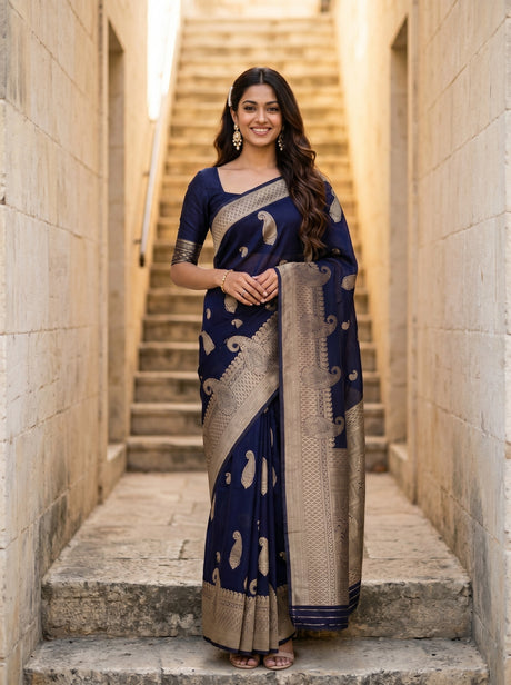 MIMOSA Saree Saree — front view on mannequin