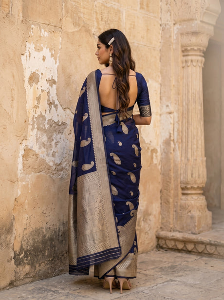 MIMOSA Saree Saree — pose 2 styling detail