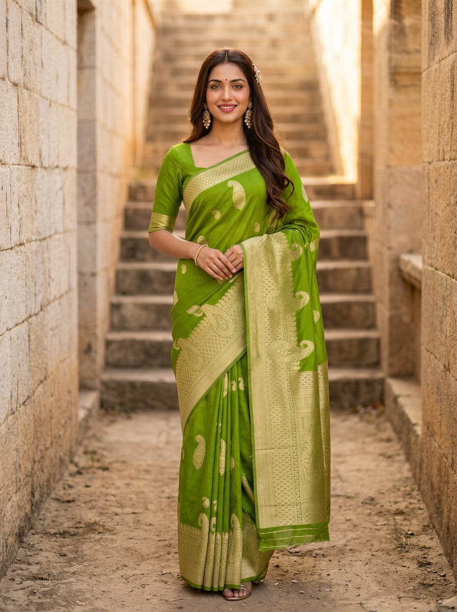 MIMOSA Saree Saree — front view on mannequin