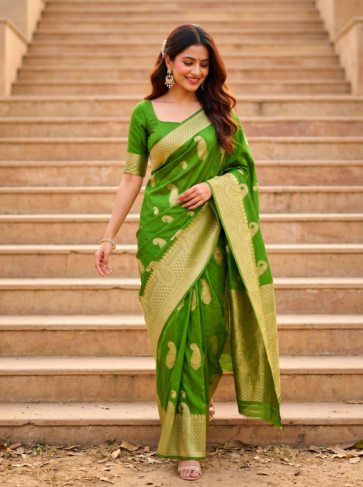 MIMOSA Saree Saree — pose 6 styling detail
