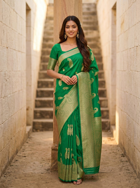 MIMOSA Saree Saree — front view on mannequin