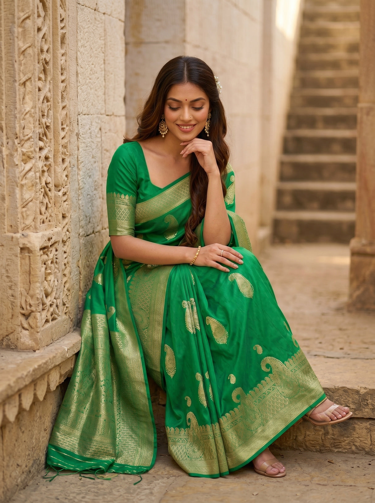 MIMOSA Saree Saree — pose 8 styling detail