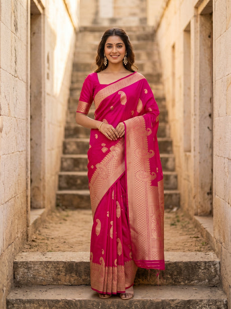 MIMOSA Saree Saree — front view on mannequin