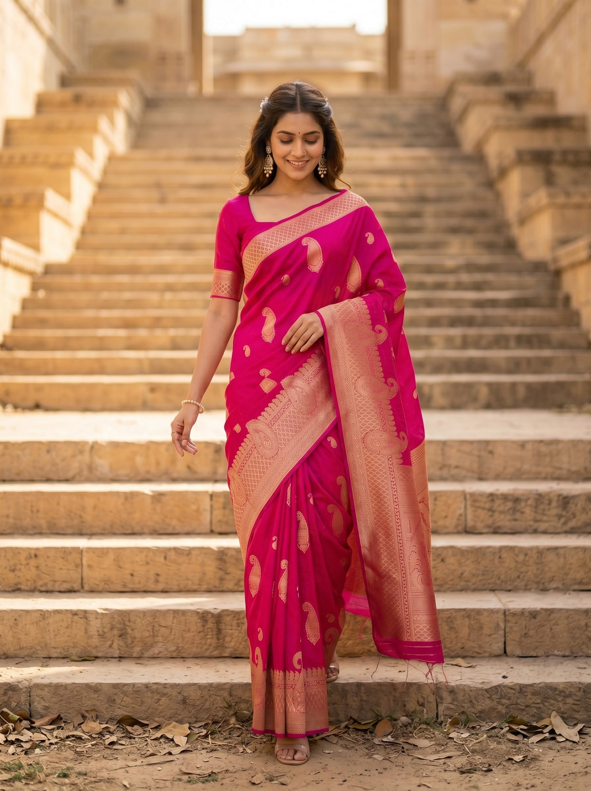 MIMOSA Saree Saree — pose 6 styling detail