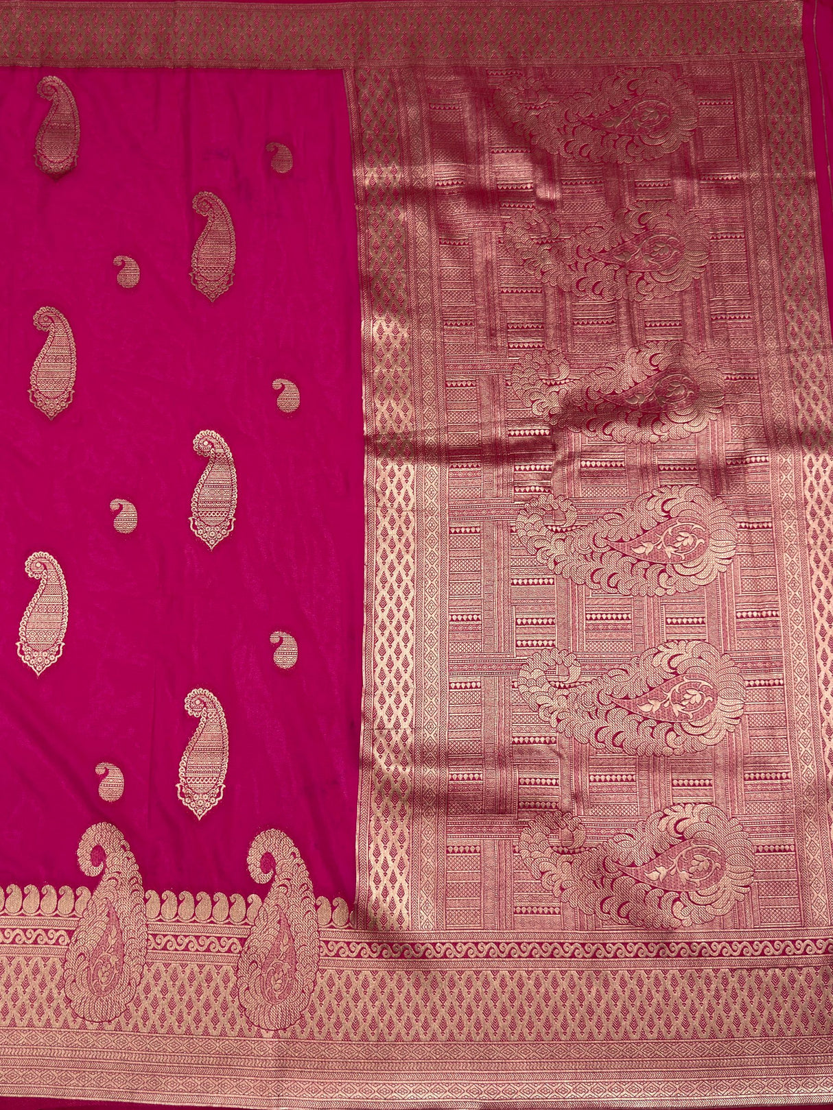 MIMOSA Saree Saree — pallu and zari work detail