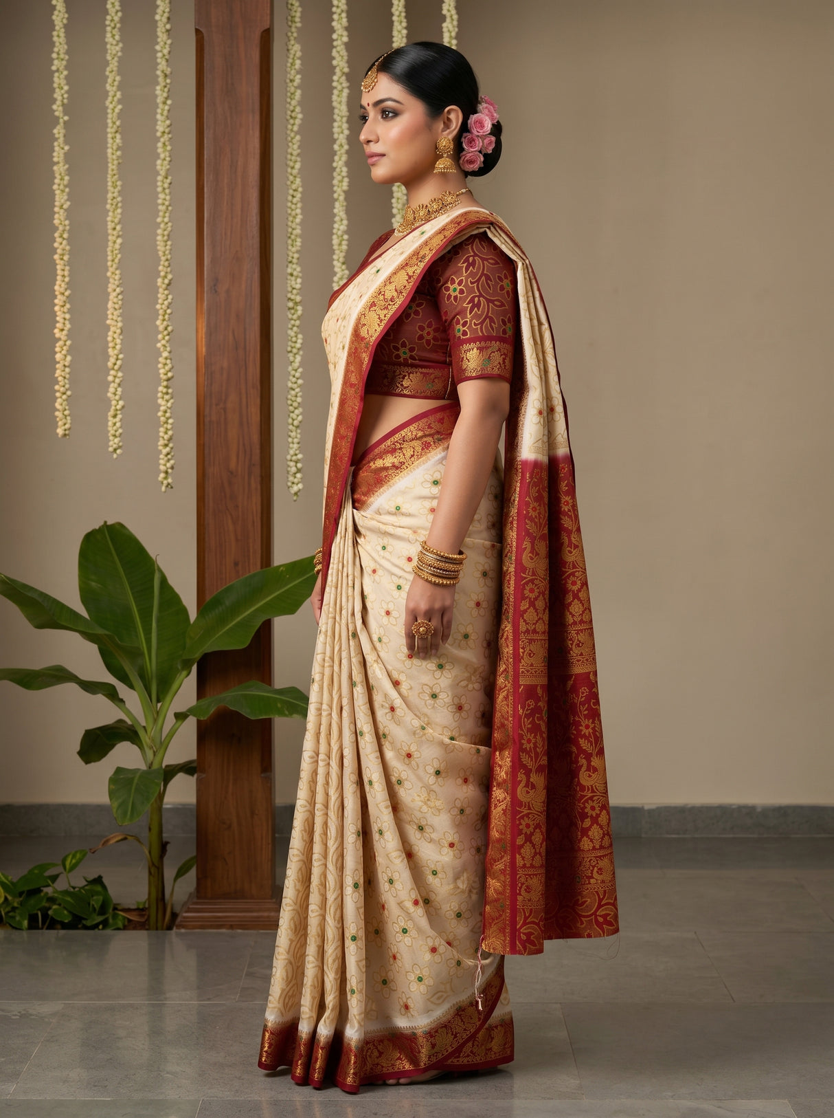 MIMOSA Saree Saree — pose 3 styling detail