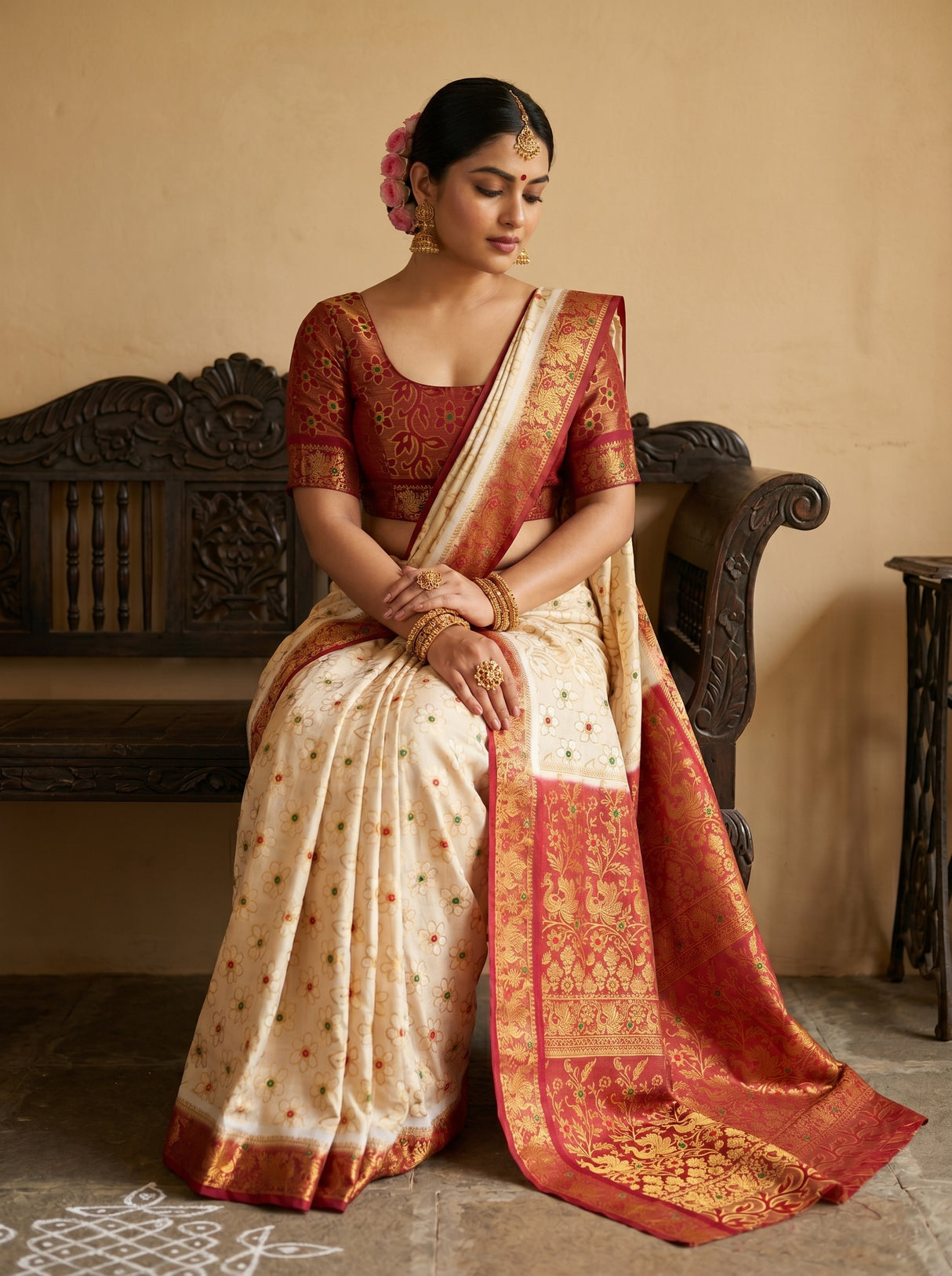 MIMOSA Saree Saree — pose 8 styling detail