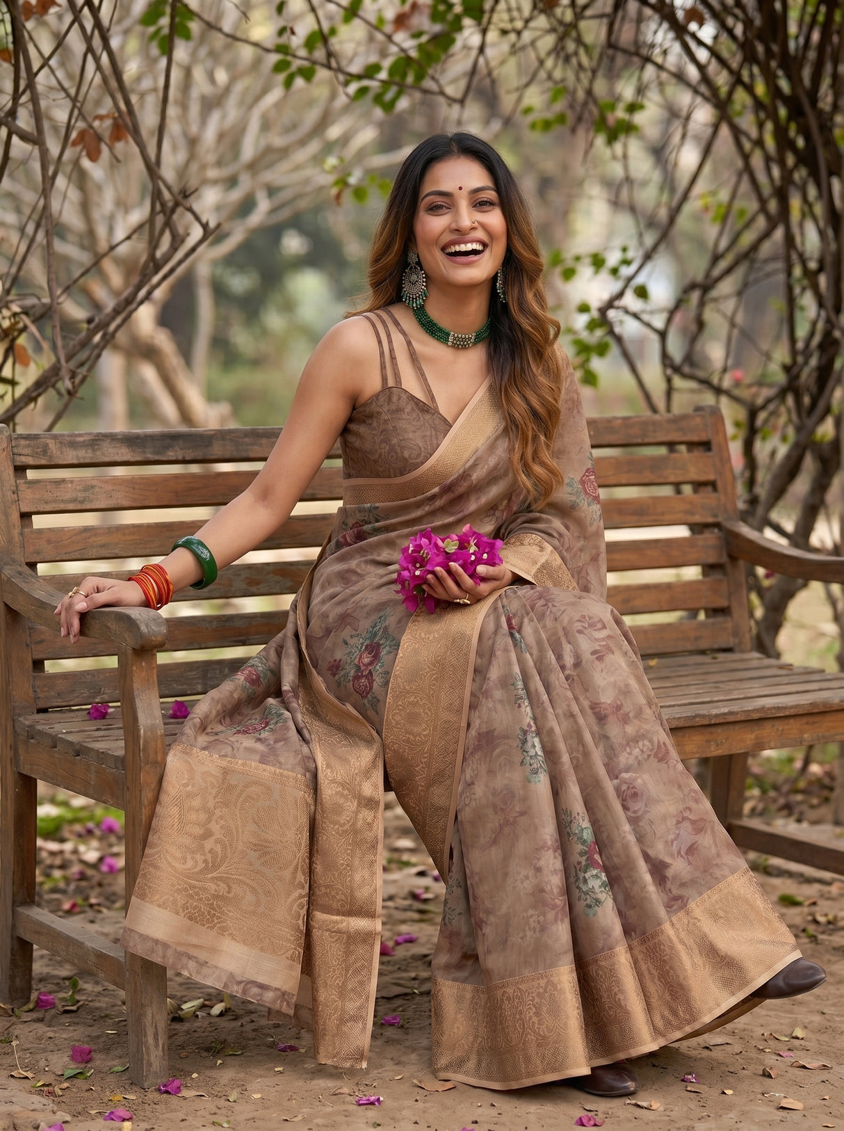 MIMOSA Saree Saree — pose 8 styling detail