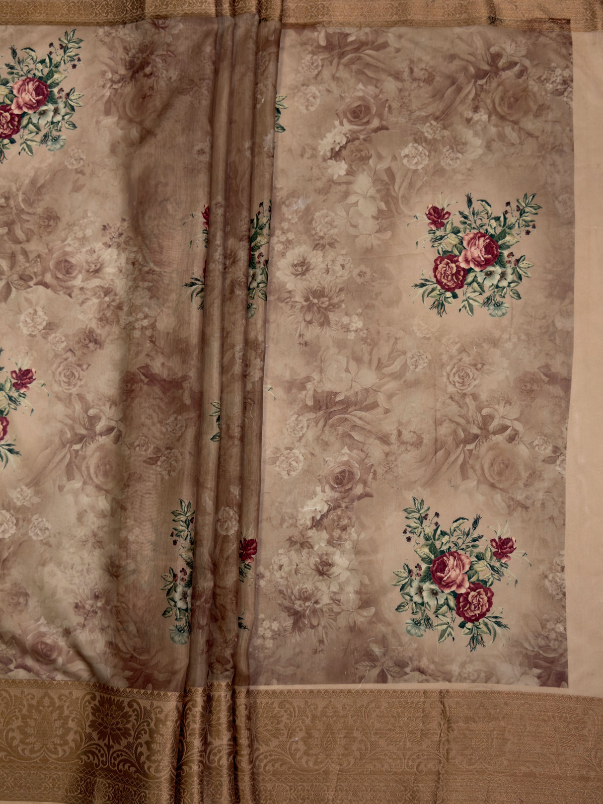 MIMOSA Saree Saree — pallu and zari work detail