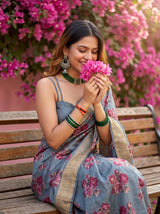 MIMOSA Saree Saree — pose 10 styling detail
