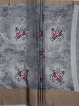 MIMOSA Saree Saree — pallu and zari work detail