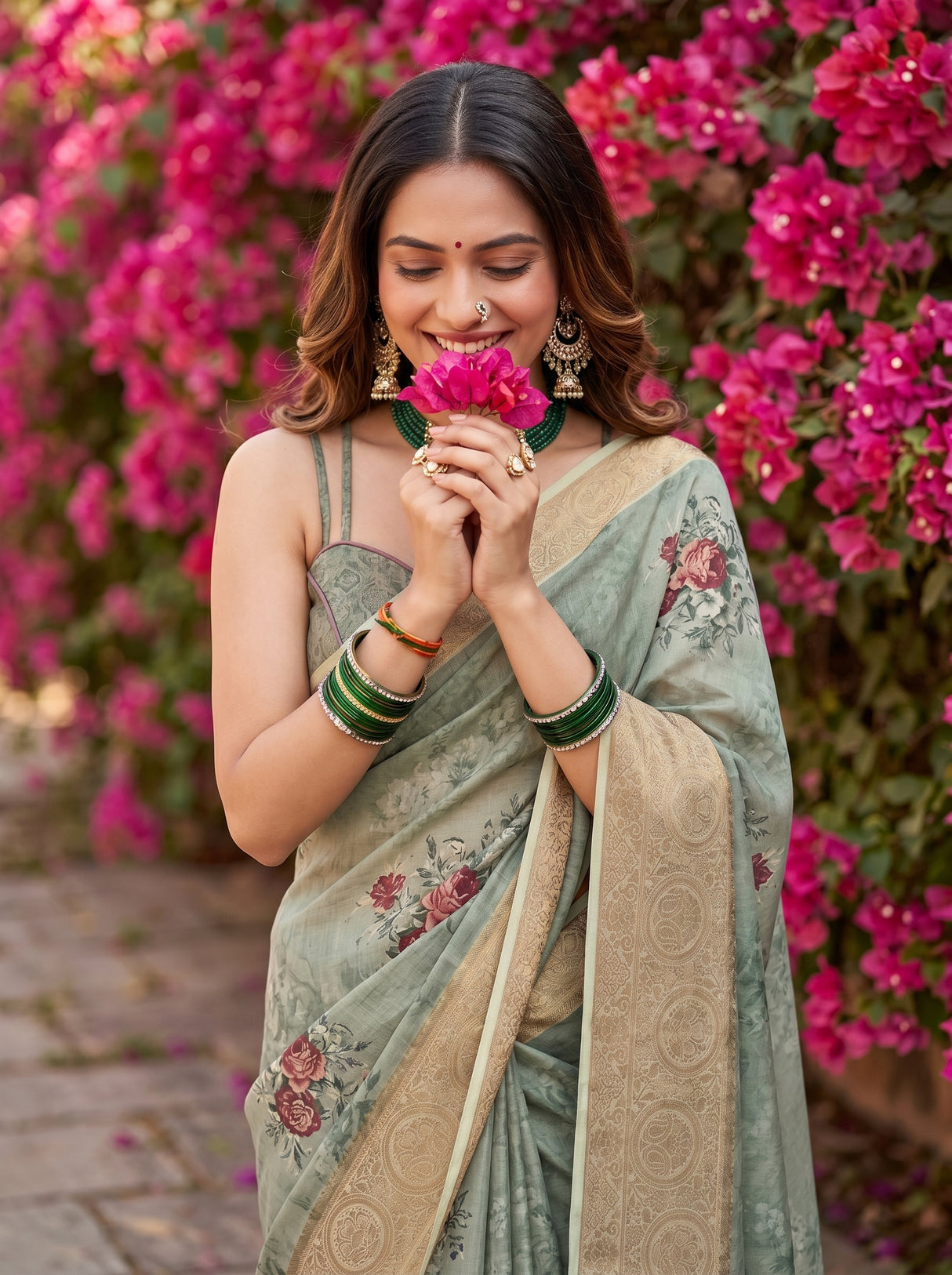 MIMOSA Saree Saree — pose 10 styling detail