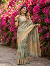 MIMOSA Saree Saree — pose 5 styling detail