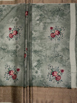 MIMOSA Saree Saree — pallu and zari work detail
