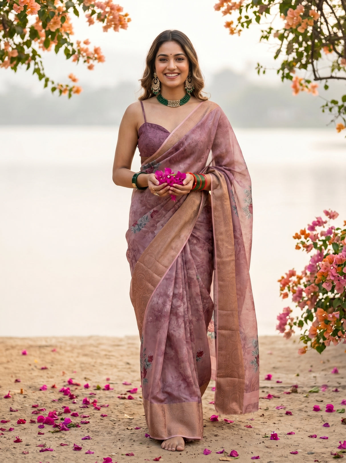MIMOSA Saree Saree — pose 6 styling detail