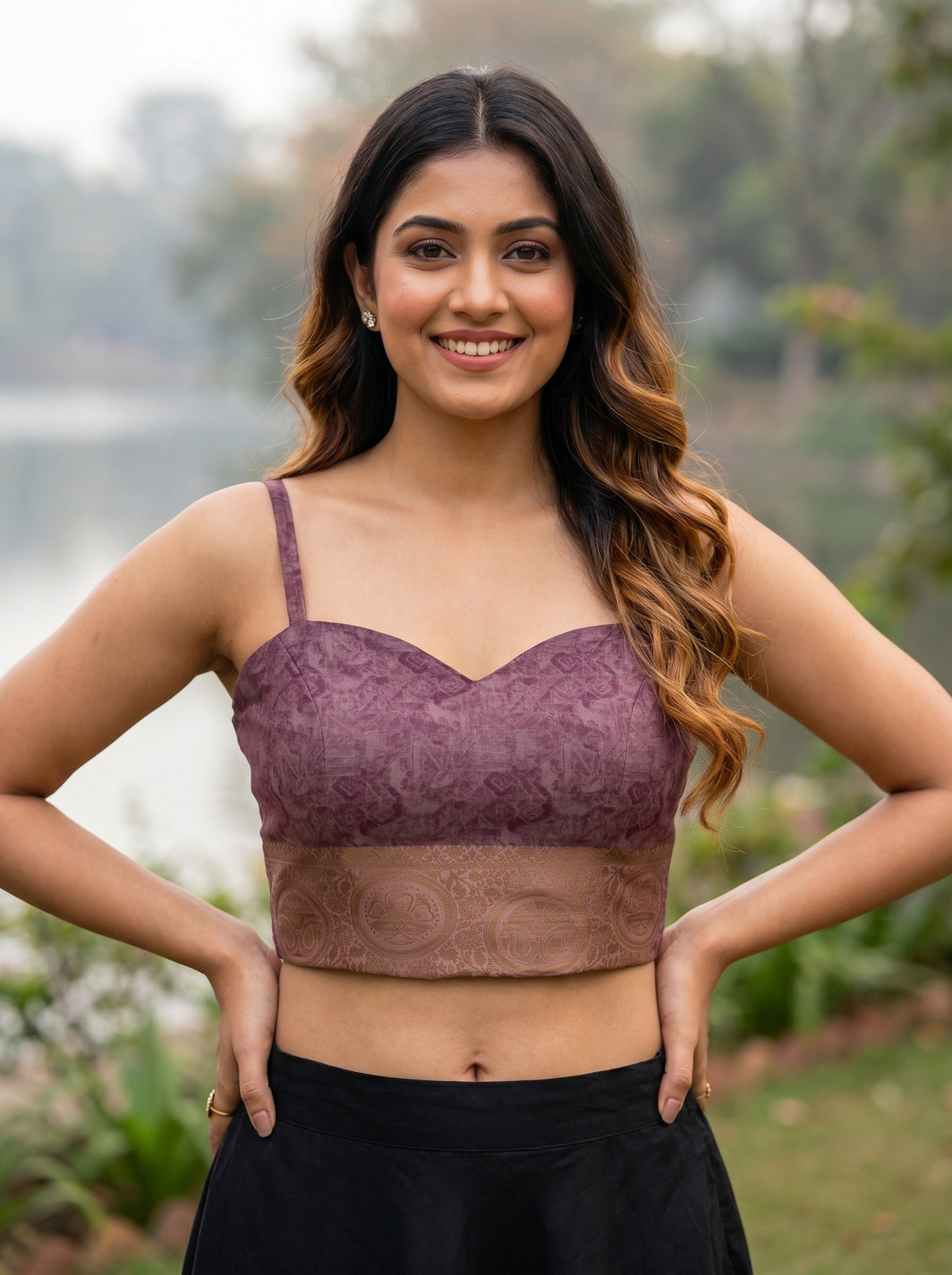 MIMOSA Saree Saree — blouse close-up