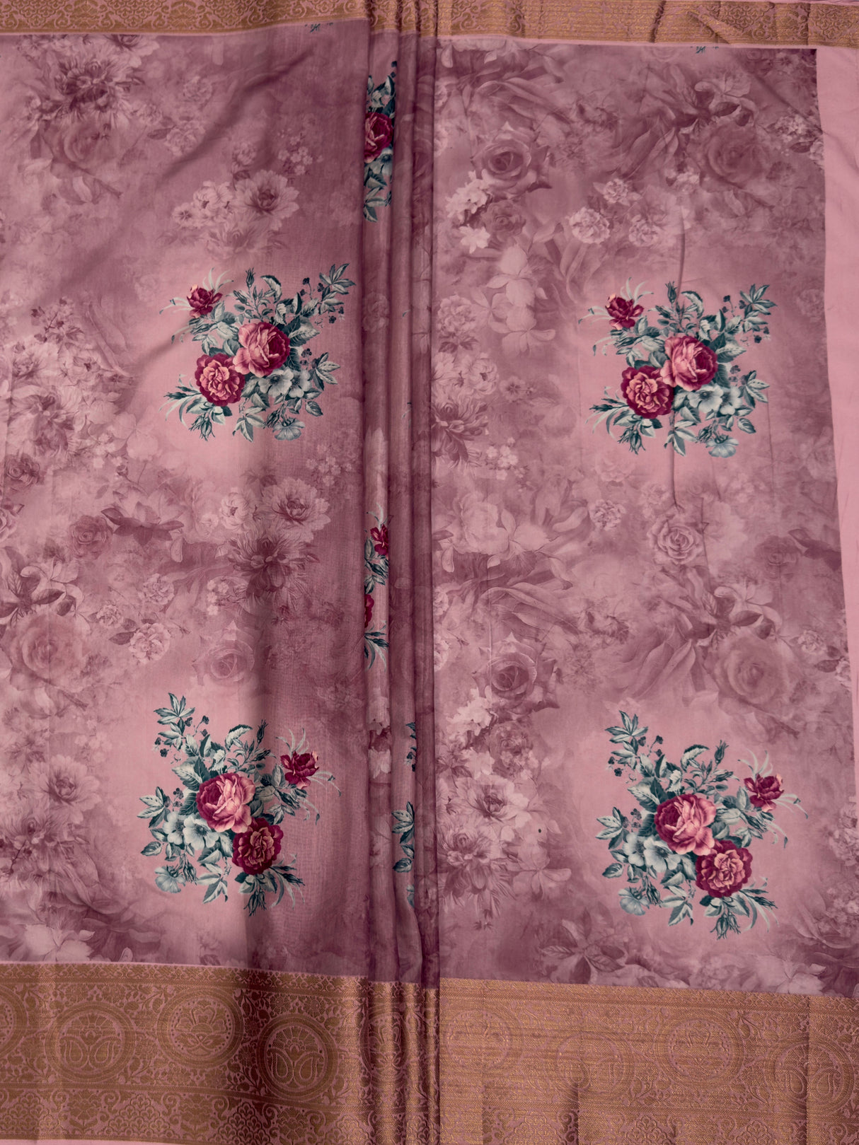 MIMOSA Saree Saree — pallu and zari work detail