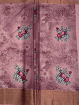MIMOSA Saree Saree — pallu and zari work detail