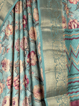 MIMOSA Ananda Kalamkari Saree — fleets shot full lifestyle