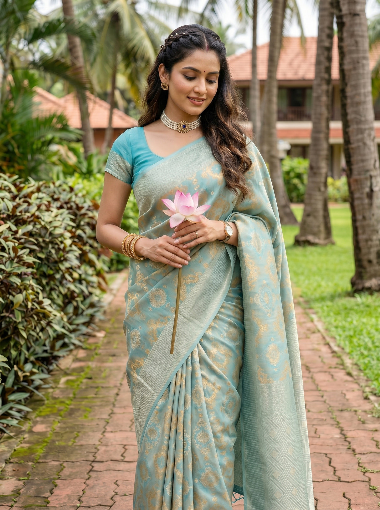 MIMOSA Saree Saree — pose 10 styling detail