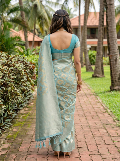 MIMOSA Saree Saree — pose 2 styling detail