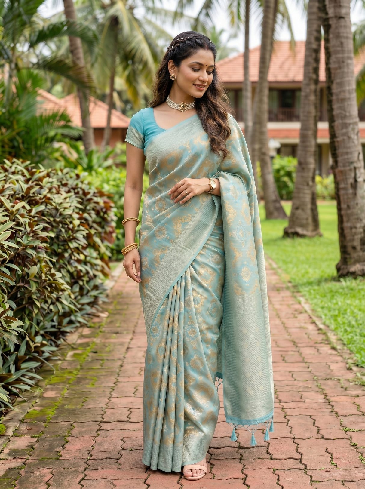MIMOSA Saree Saree — pose 5 styling detail