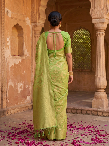 MIMOSA Saree Saree — pose 2 styling detail