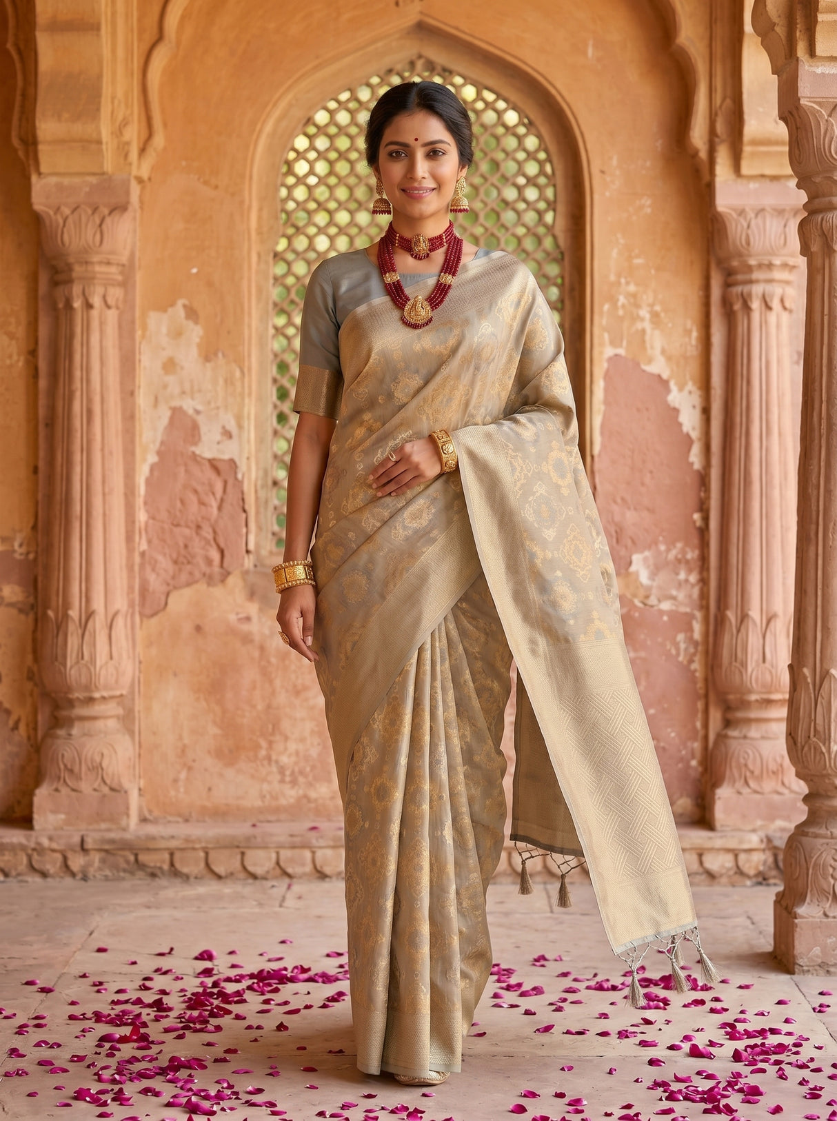 MIMOSA Saree Saree — pose 6 styling detail