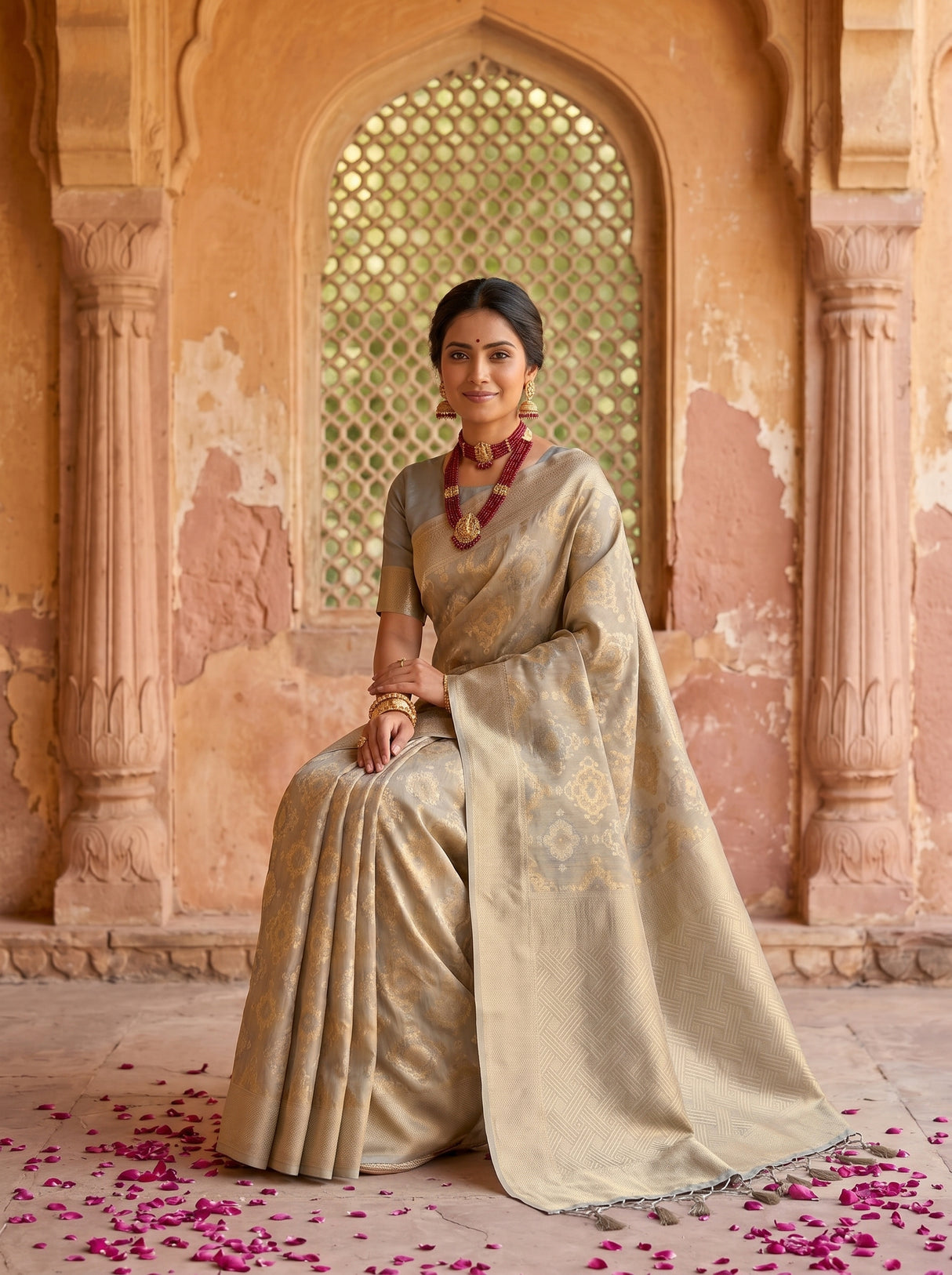 MIMOSA Saree Saree — pose 8 styling detail