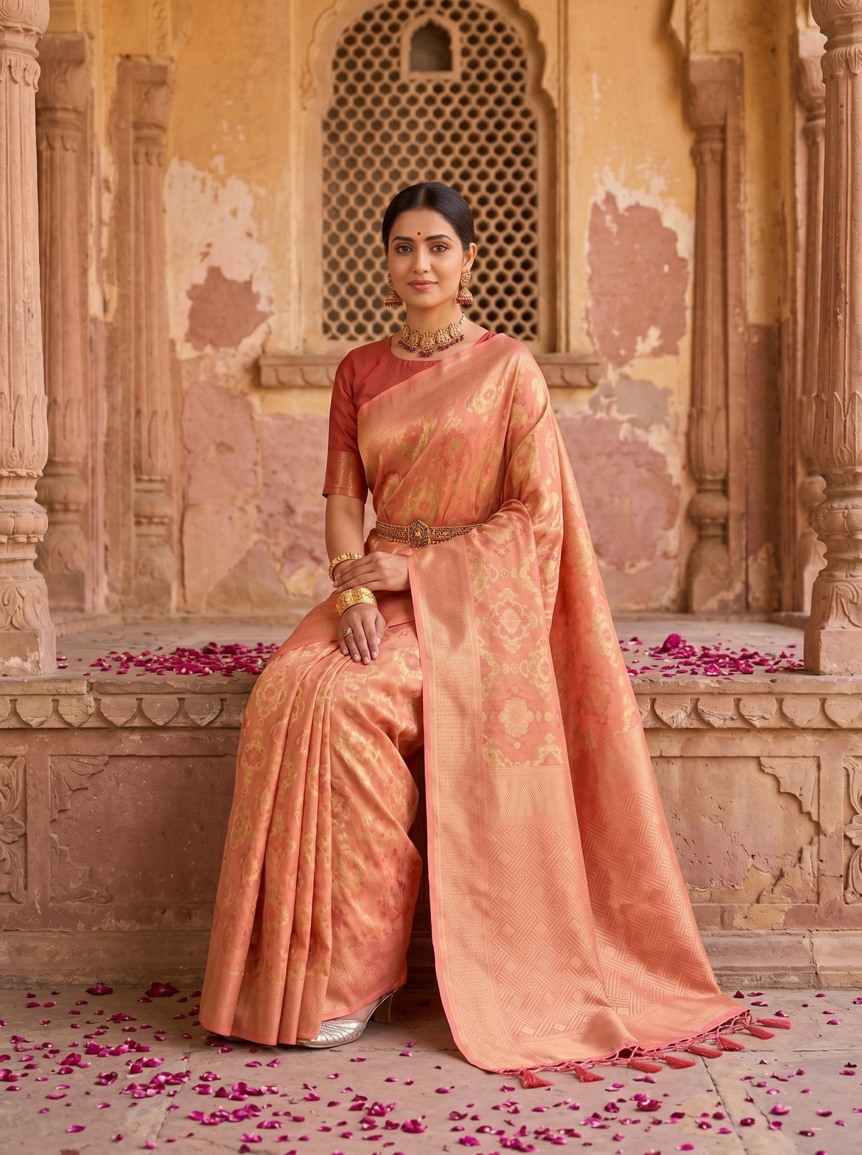 MIMOSA Saree Saree — pose 8 styling detail