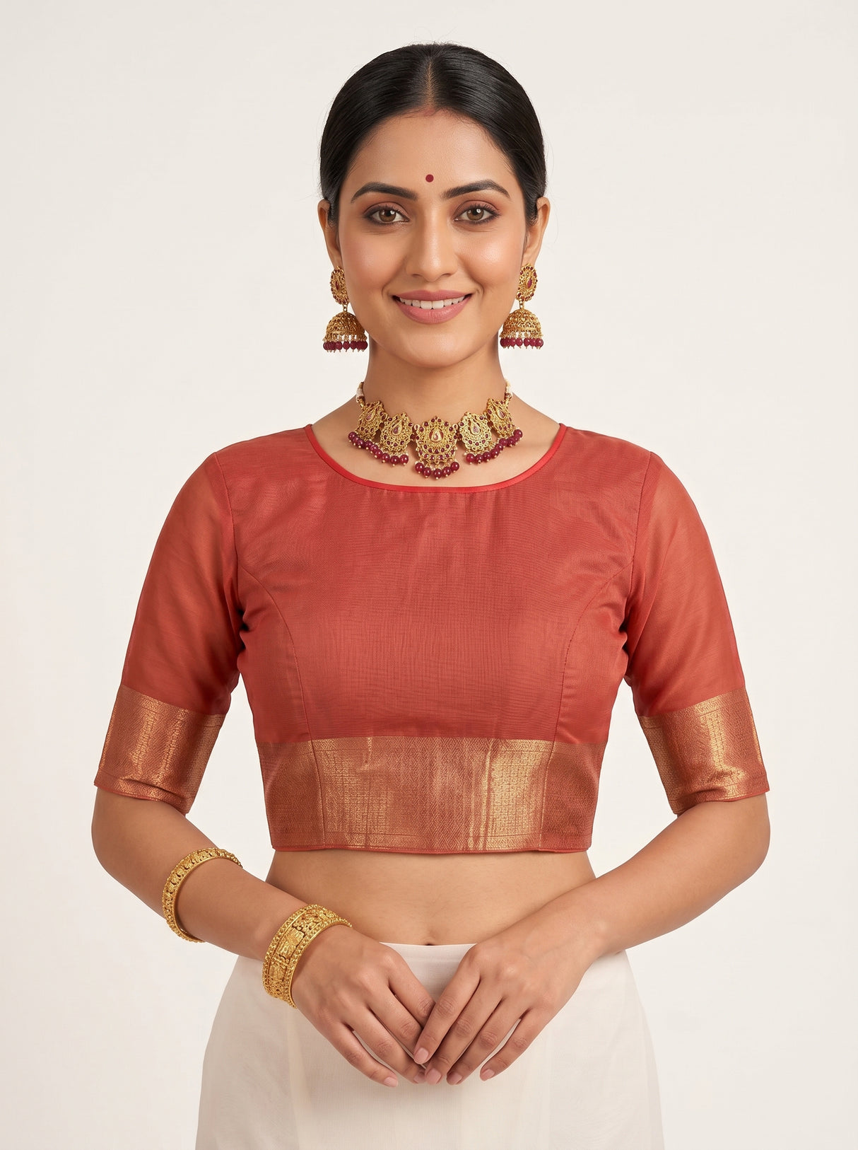 MIMOSA Saree Saree — blouse close-up