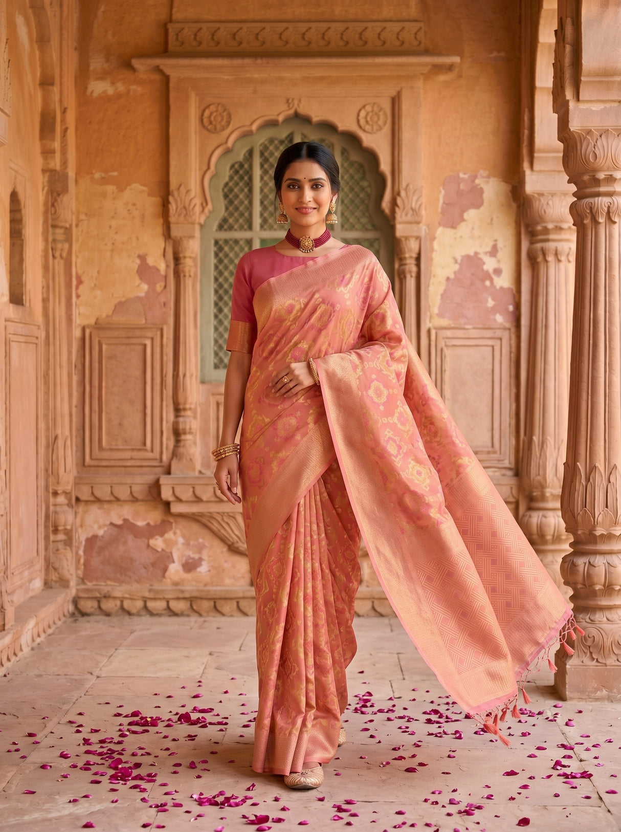 MIMOSA Saree Saree — pose 6 styling detail