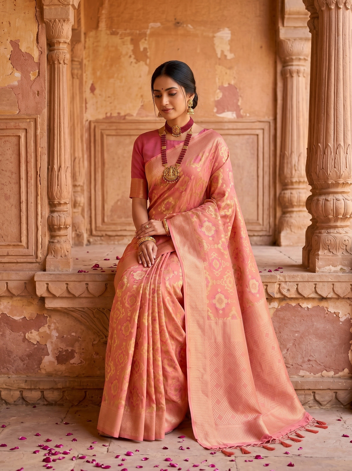 MIMOSA Saree Saree — pose 8 styling detail