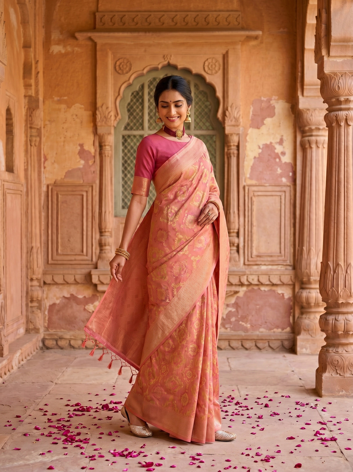 MIMOSA Saree Saree — pose 9 styling detail