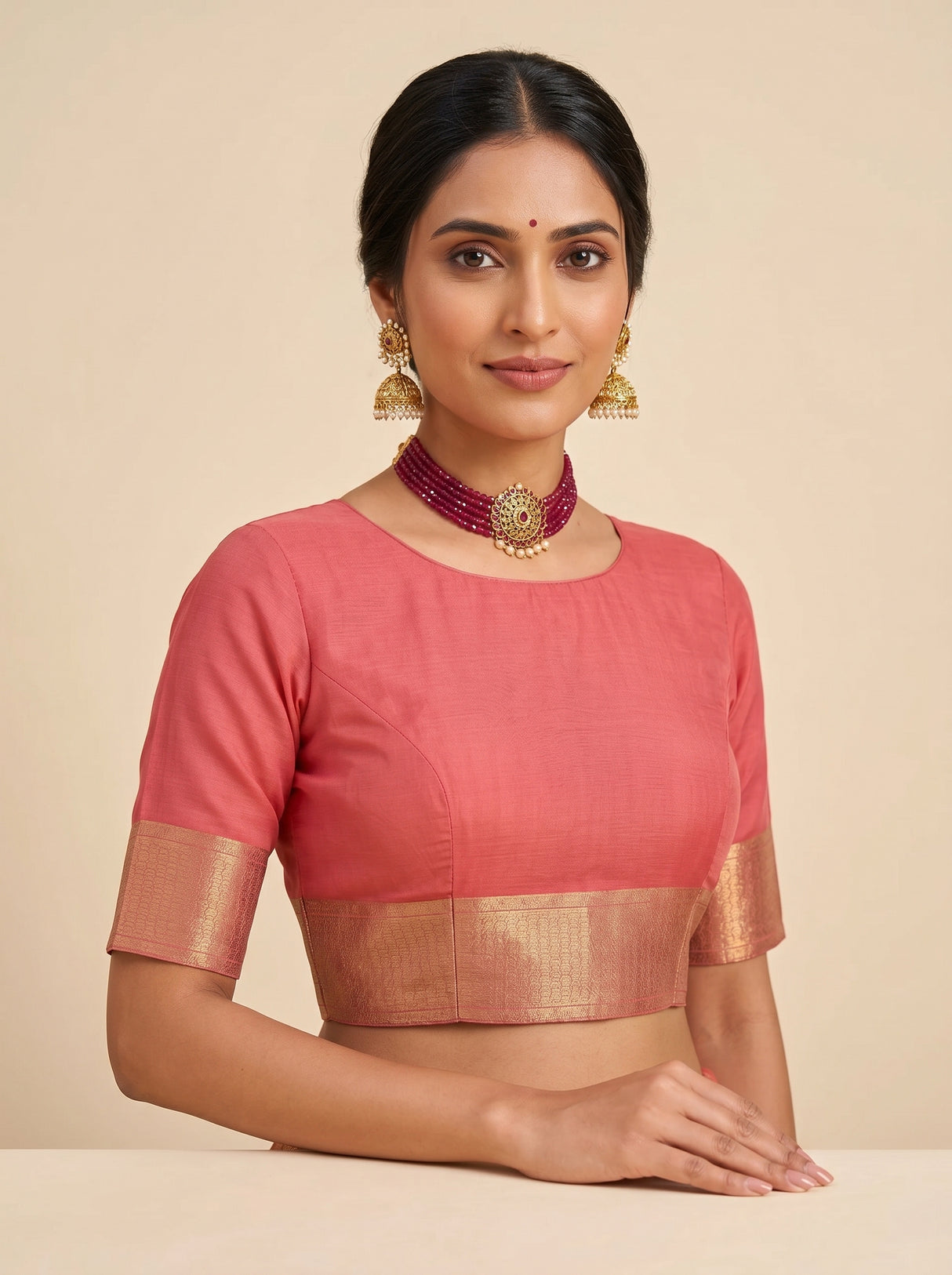 MIMOSA Saree Saree — blouse close-up