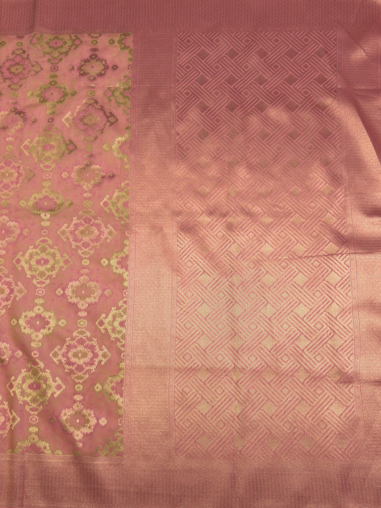 MIMOSA Saree Saree — pallu and zari work detail