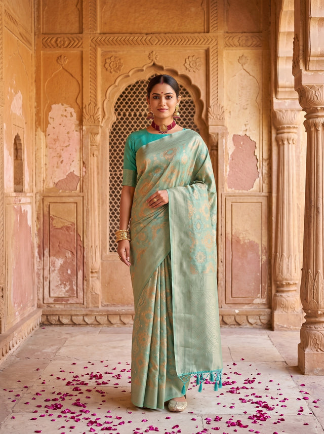 MIMOSA Saree Saree — front view on mannequin
