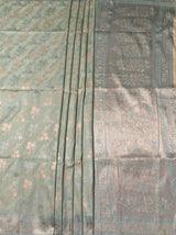 MIMOSA Rama Kanjivaram Art Silk Saree — pallu and zari work detail