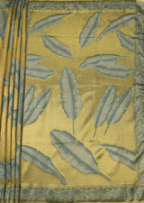 MIMOSA Saree Saree — pallu and zari work detail