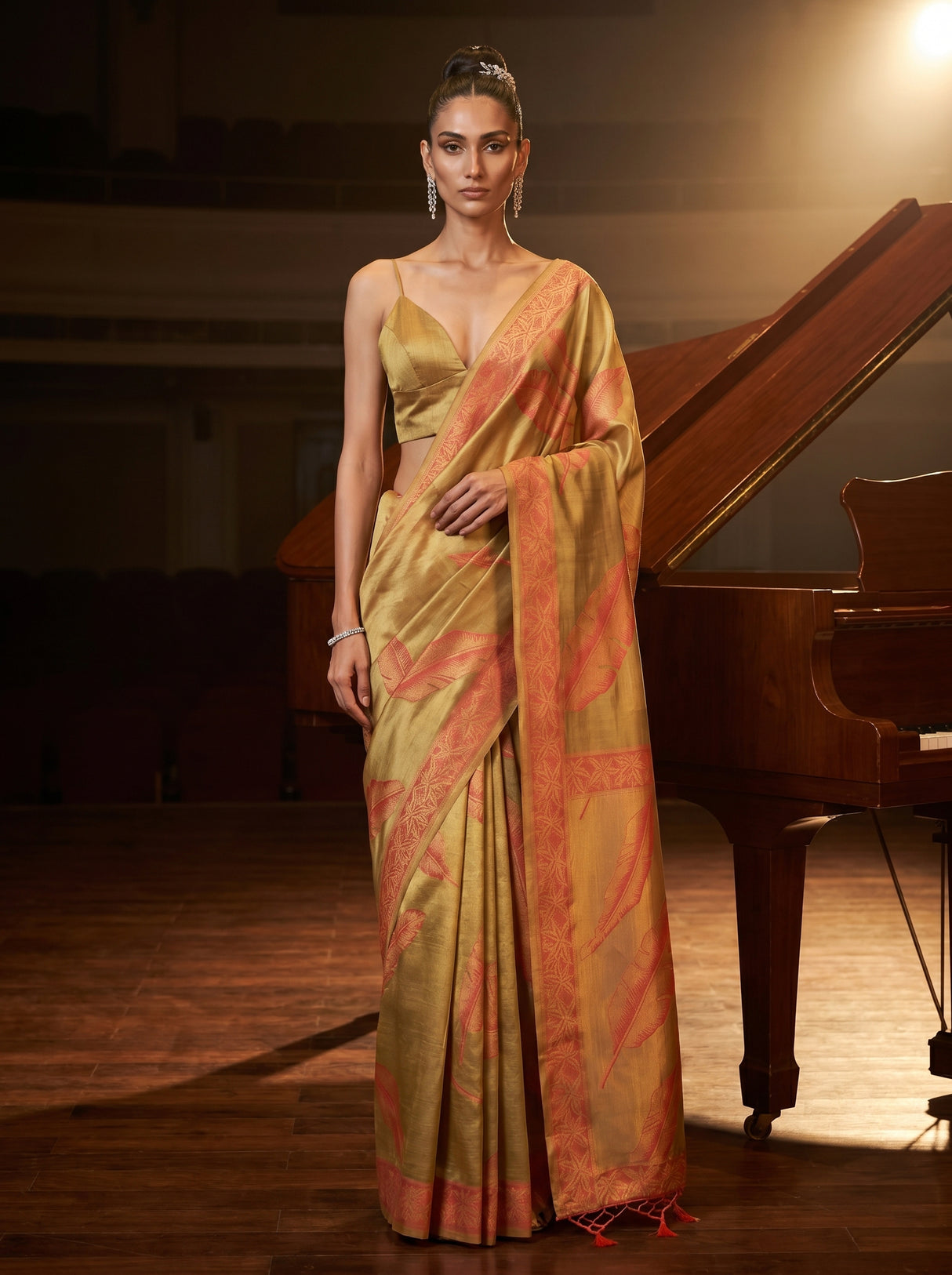 MIMOSA Saree Saree — front view on mannequin
