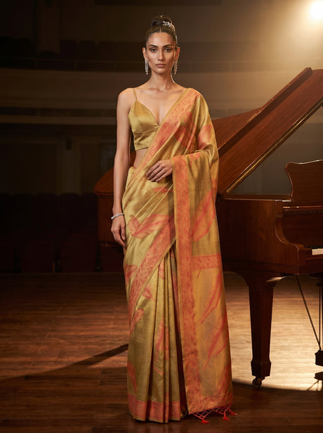 MIMOSA Saree Saree — front view on mannequin