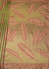 MIMOSA Saree Saree — pallu and zari work detail