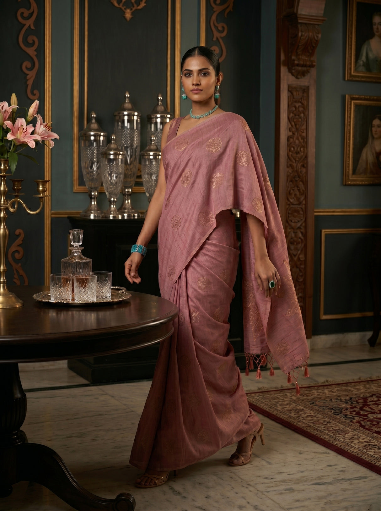 MIMOSA Saree Saree — pose 6 styling detail