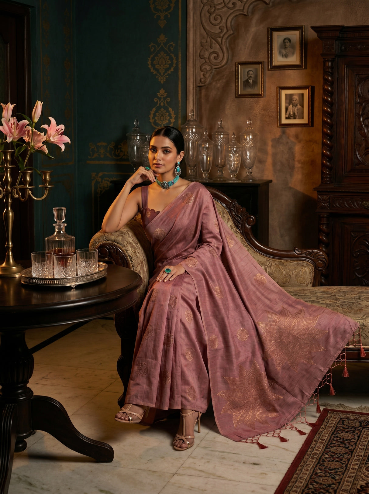 MIMOSA Saree Saree — pose 8 styling detail