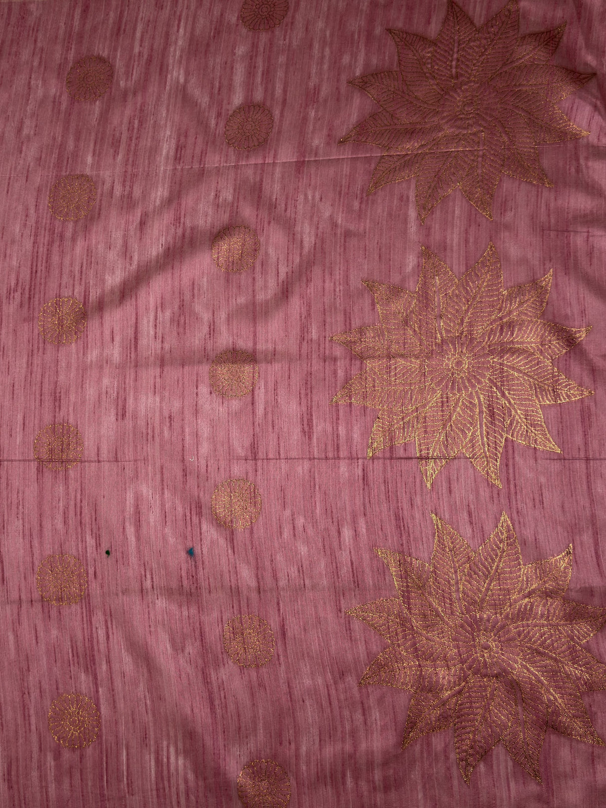 MIMOSA Saree Saree — pallu and zari work detail
