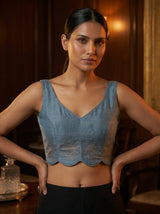 MIMOSA Saree Saree — blouse close-up