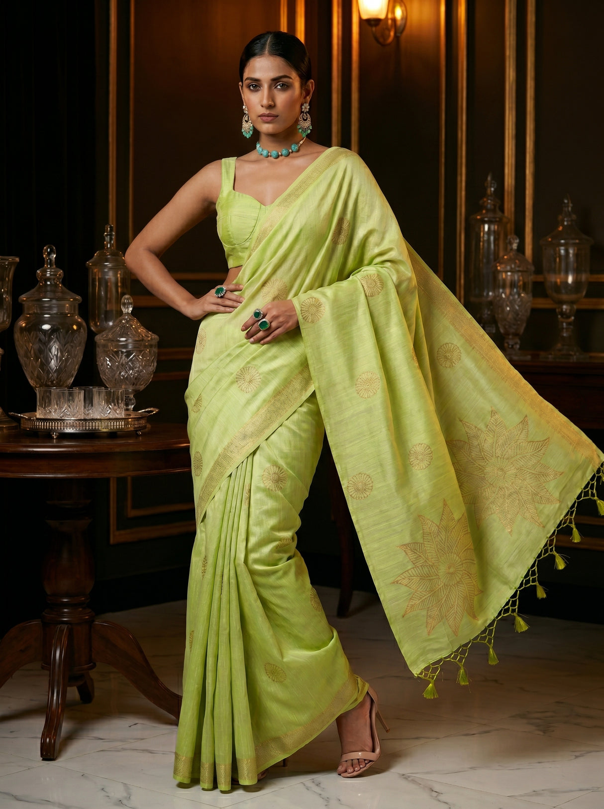MIMOSA Saree Saree — pose 5 styling detail