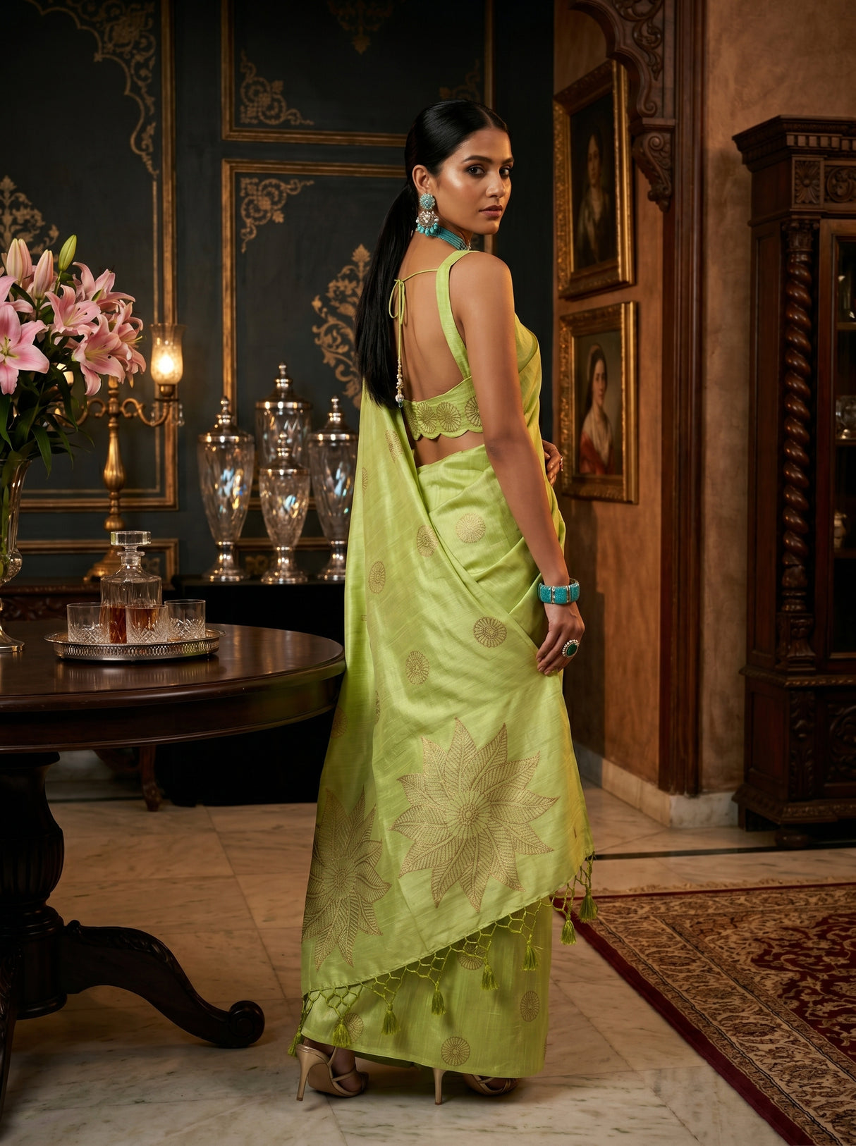 MIMOSA Saree Saree — pose 7 styling detail