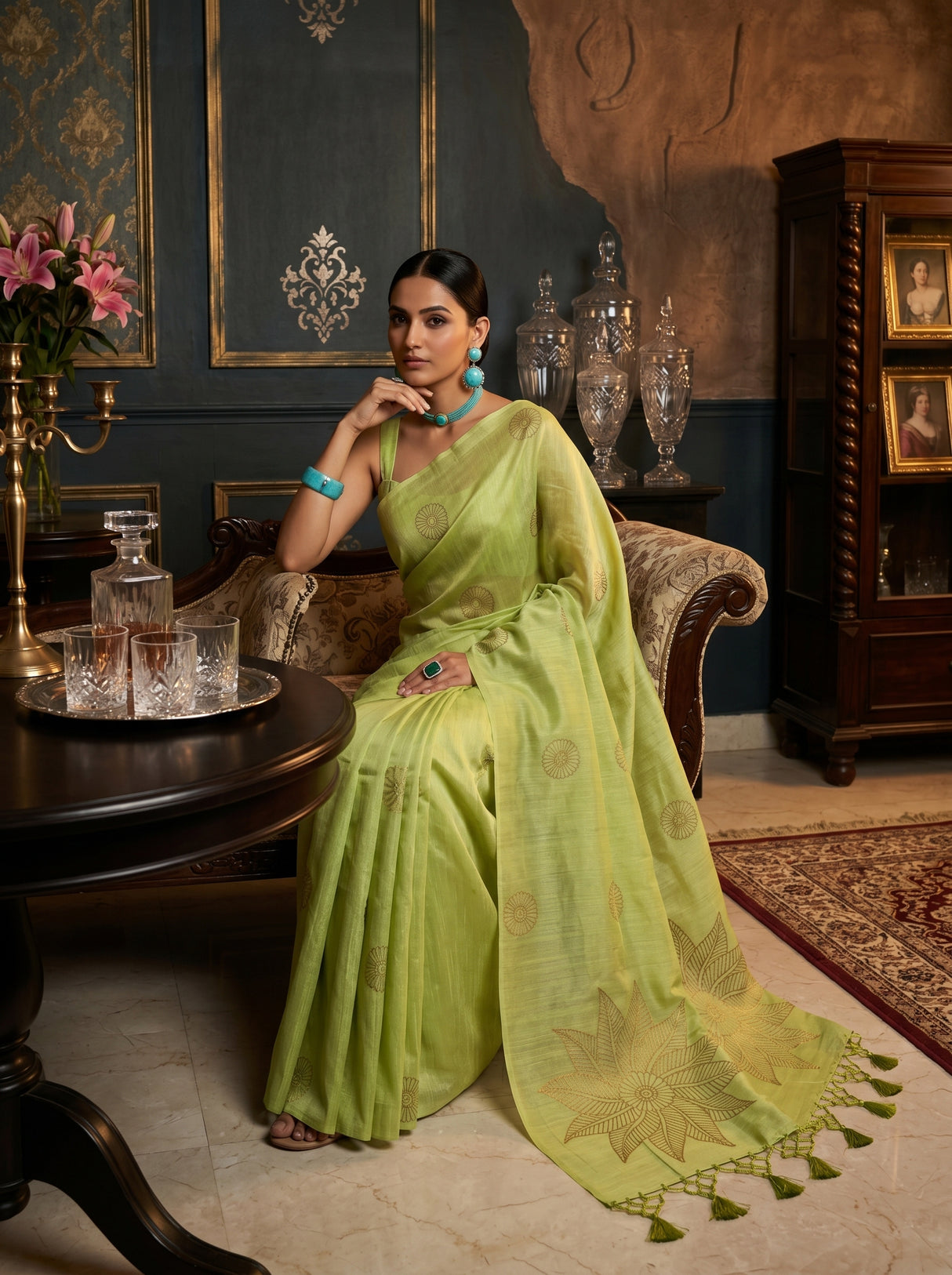 MIMOSA Saree Saree — pose 8 styling detail